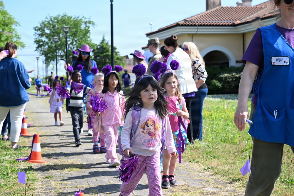Aviano AB throws Month of the Military Child Parade