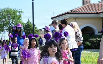 Aviano AB throws Month of the Military Child Parade