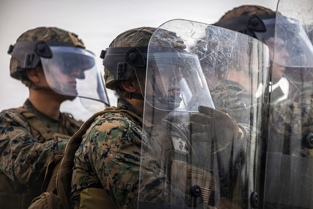 Balikatan 2026: 3rd MLR, 4th LEB practice riot control techniques training