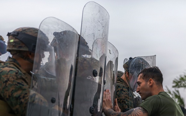Balikatan 2026: 3rd MLR, 4th LEB practice riot control techniques training