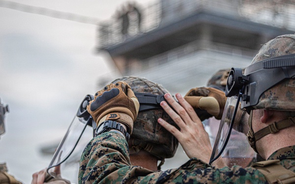 Balikatan 2026: 3rd MLR, 4th LEB practice riot control techniques training