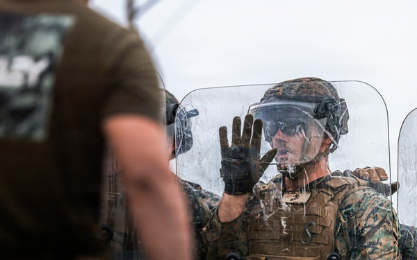Balikatan 2026: 3rd MLR, 4th LEB practice riot control techniques training