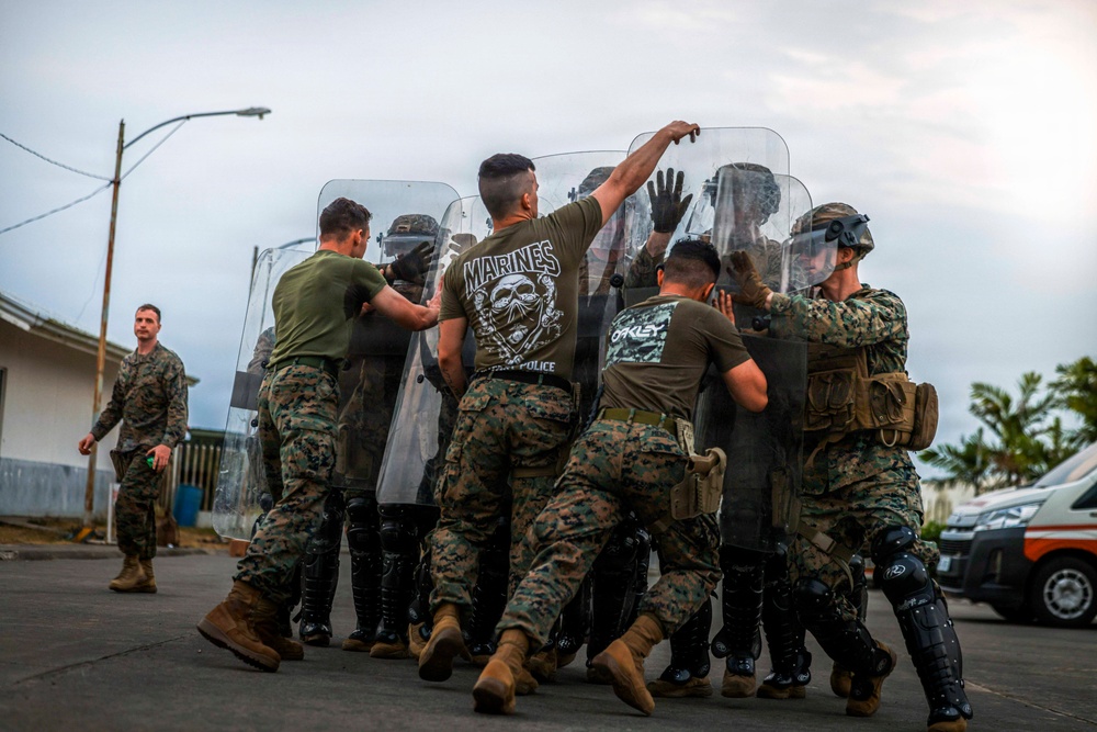 Balikatan 2026: 3rd MLR, 4th LEB practice riot control techniques training