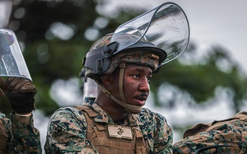 Balikatan 2026: 3rd MLR, 4th LEB practice riot control techniques training
