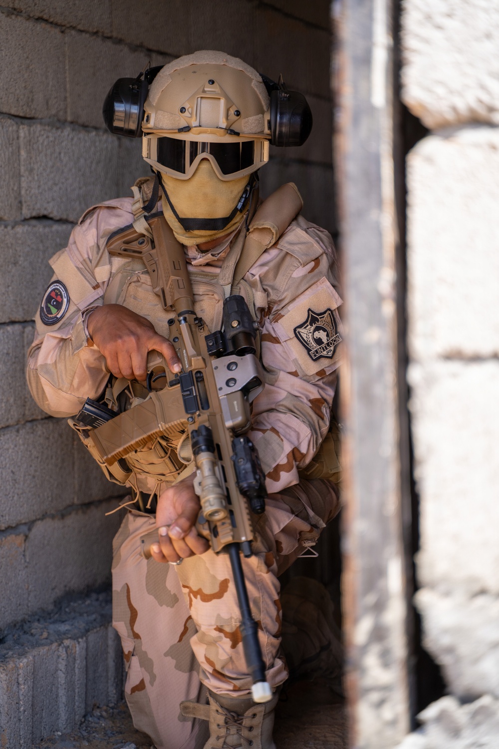 Multinational forces assault shoreline objective during Flintlock 2026