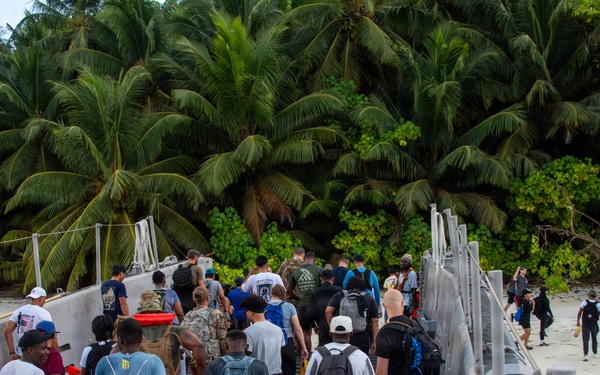 Service members and Civilians Participate in the Bataan Memorial Death March