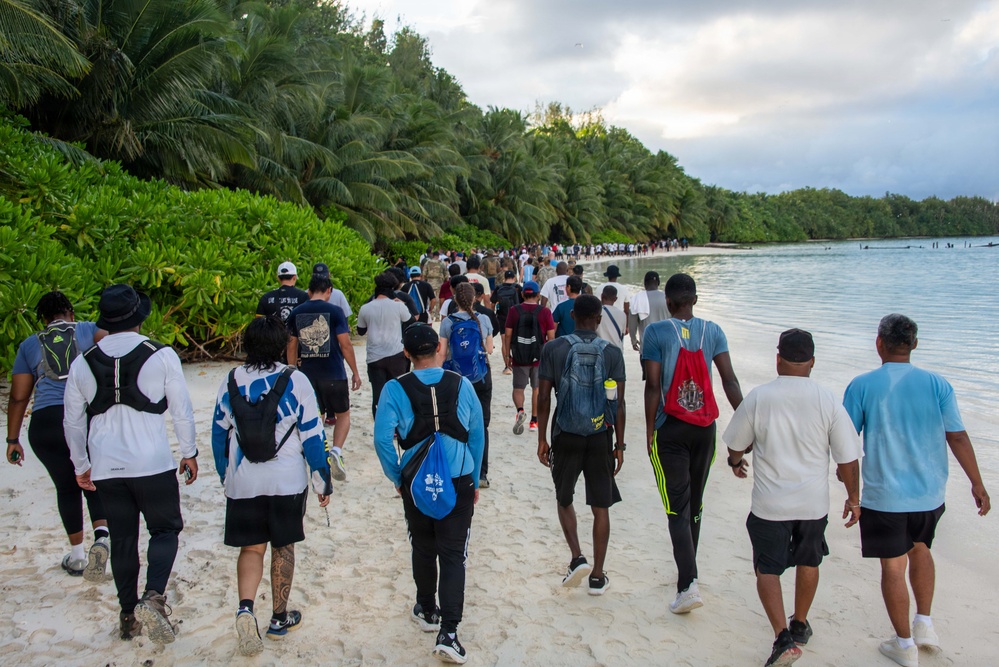 Service members and Civilians Participate in the Bataan Memorial Death March