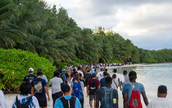 Service members and Civilians Participate in the Bataan Memorial Death March