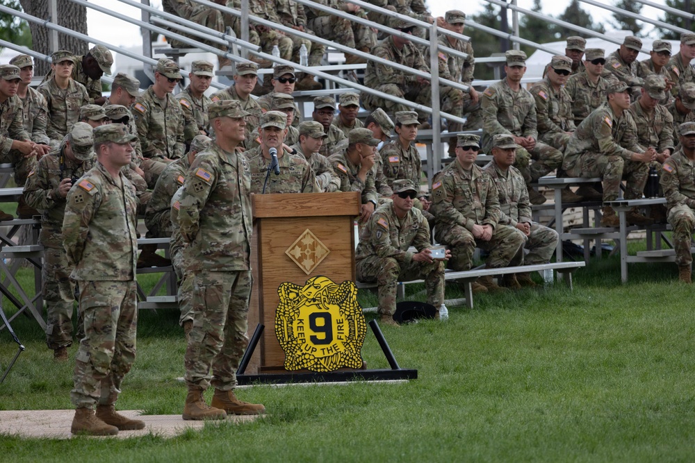 4th Battalion 9th Infantry Regiment Change of Command Ceremony