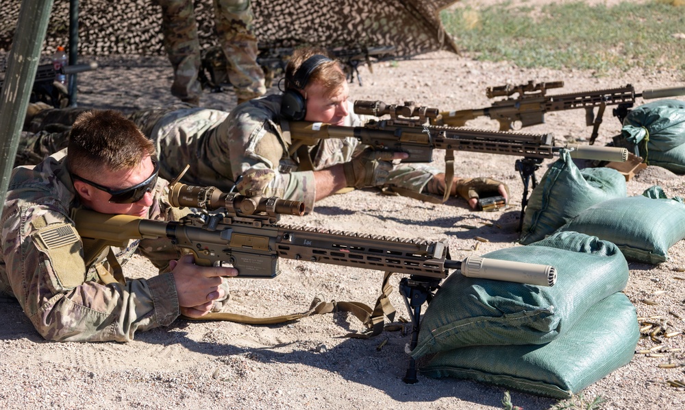 Sniper Section Headquarters and Headquaters Company 4-9 Infantry Range Day