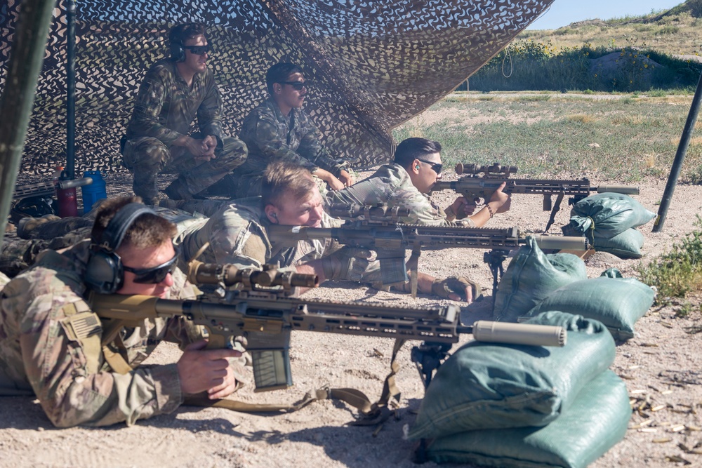 Sniper Section Headquarters and Headquaters Company 4-9 Infantry Range Day