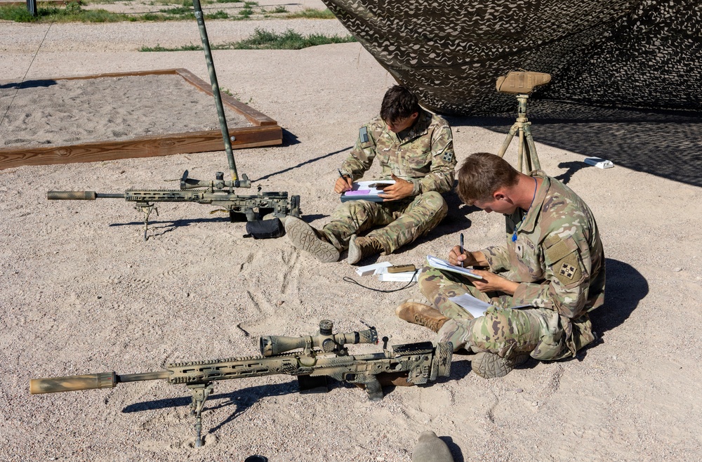 Sniper Section Headquarters and Headquaters Company 4-9 Infantry Range Day
