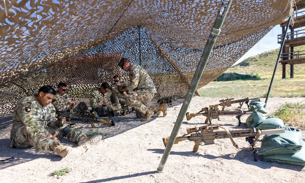 Sniper Section Headquarters and Headquaters Company 4-9 Infantry Range Day