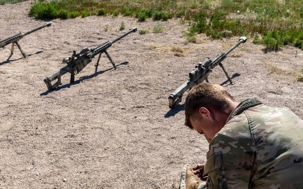 Sniper Section Headquarters and Headquaters Company 4-9 Infantry Range Day
