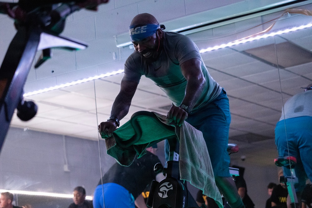 1st Stryker Brigade Combat Team RAMP PT Spin Class