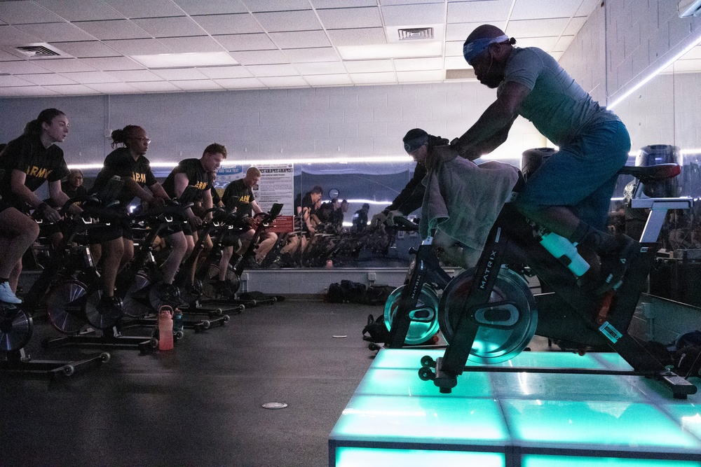 1st Stryker Brigade Combat Team RAMP PT Spin Class