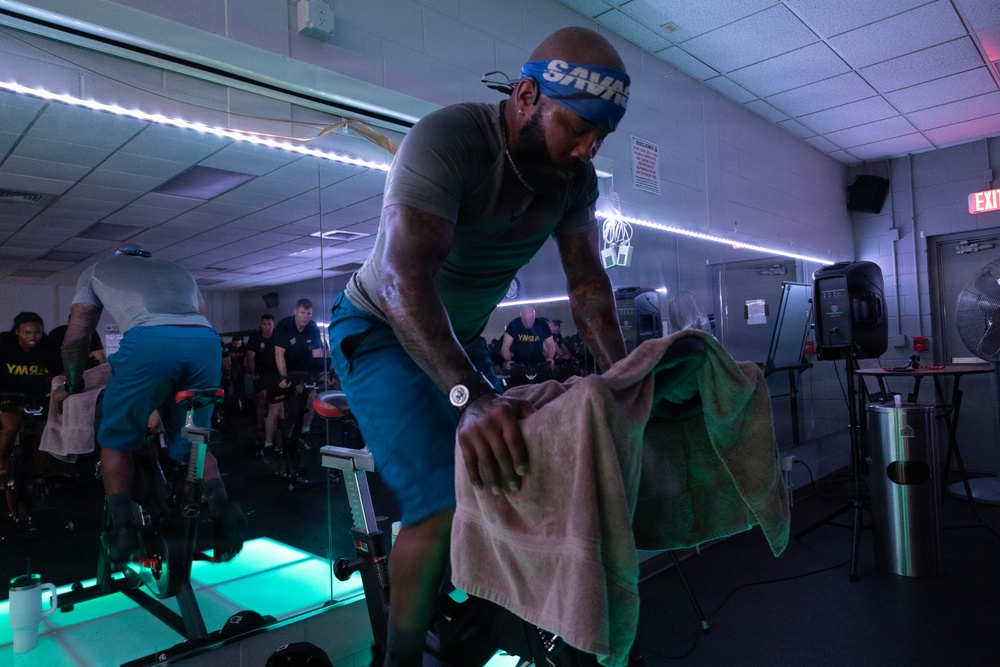 1st Stryker Brigade Combat Team RAMP PT Spin Class