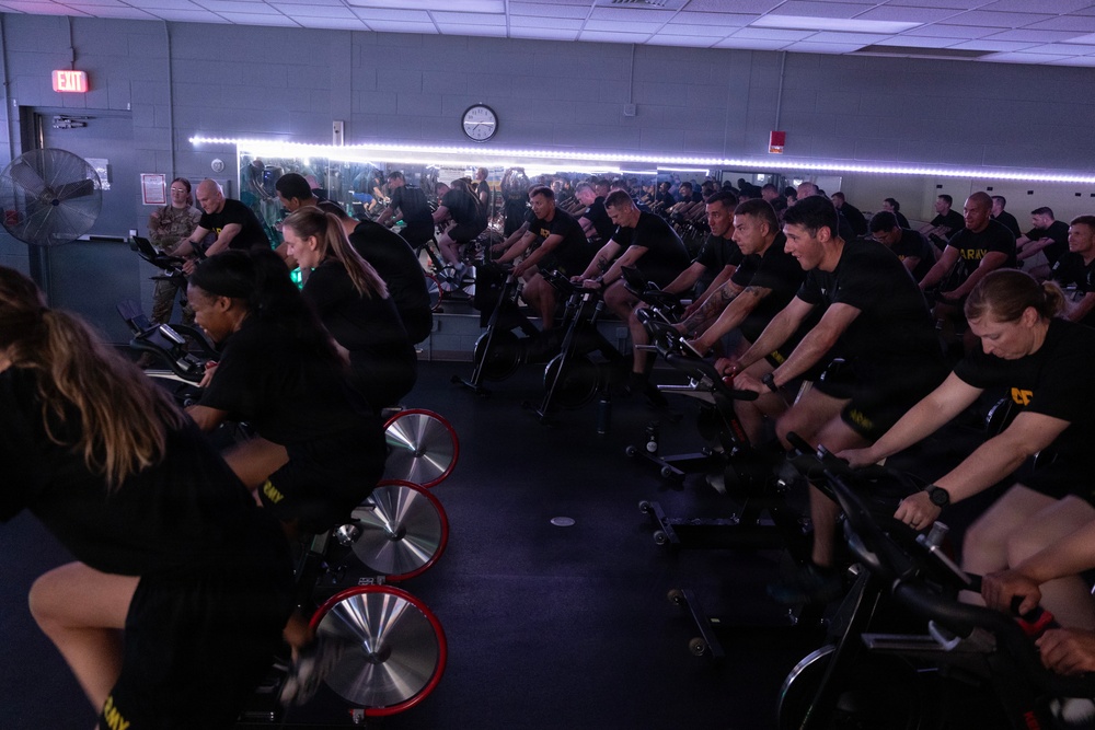 1st Stryker Brigade Combat Team RAMP PT Spin Class