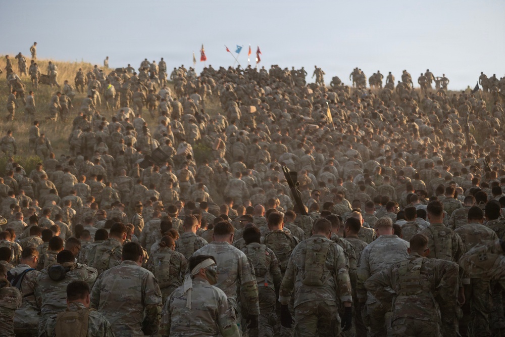 1st Styrker Brigade Combat Team 4th Infantry Division Physical Training Event Commemorating the Battle of Kamdesh