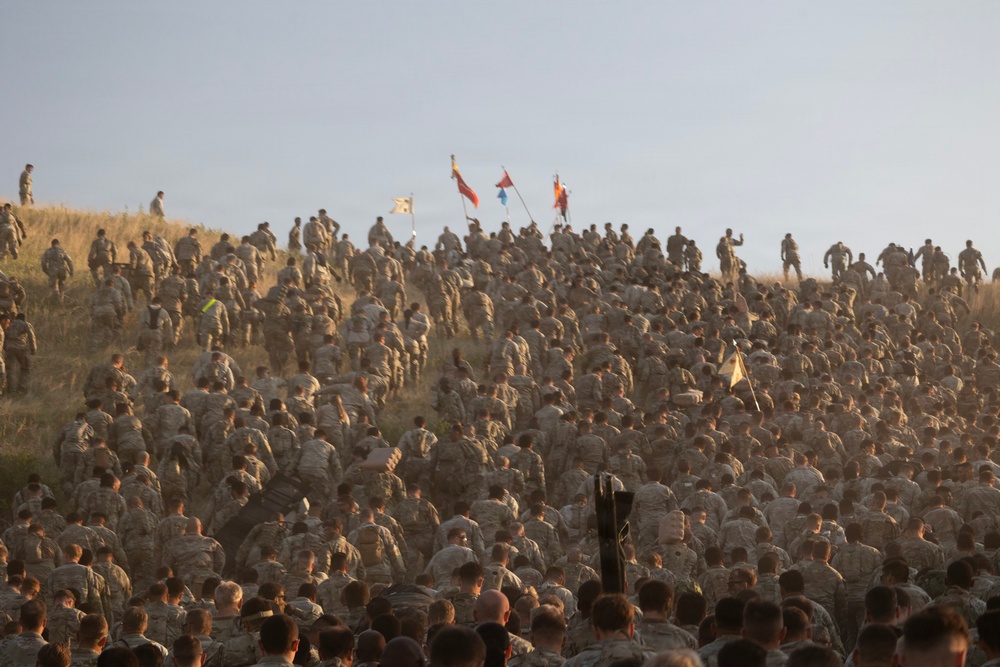 1st Styrker Brigade Combat Team 4th Infantry Division Physical Training Event Commemorating the Battle of Kamdesh