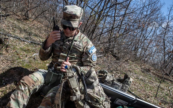 KFOR units synchronize efforts during medevac hoist training