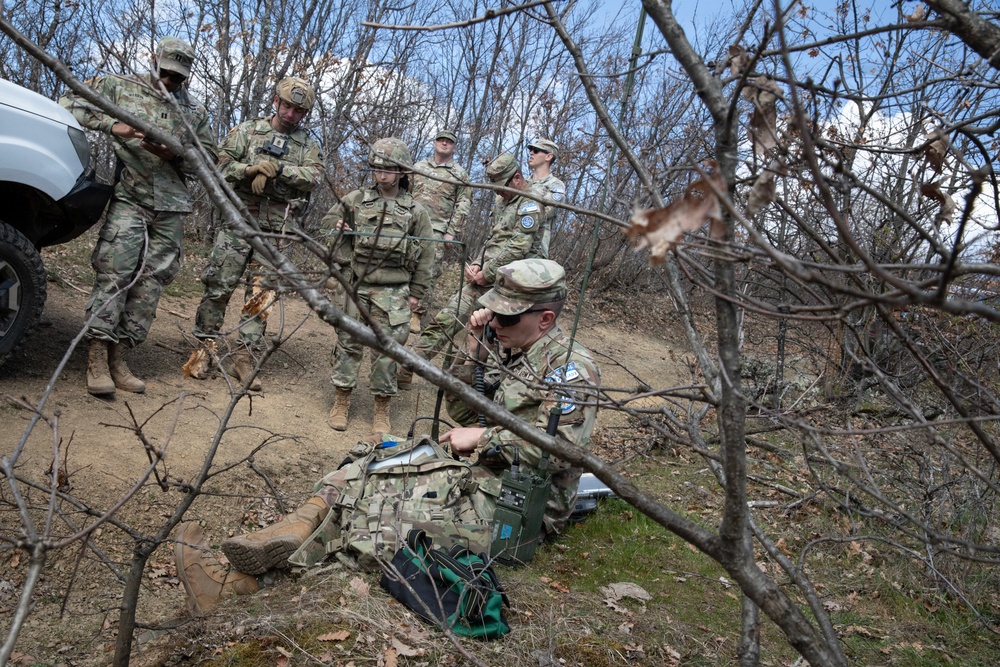 KFOR units synchronize efforts during medevac hoist training