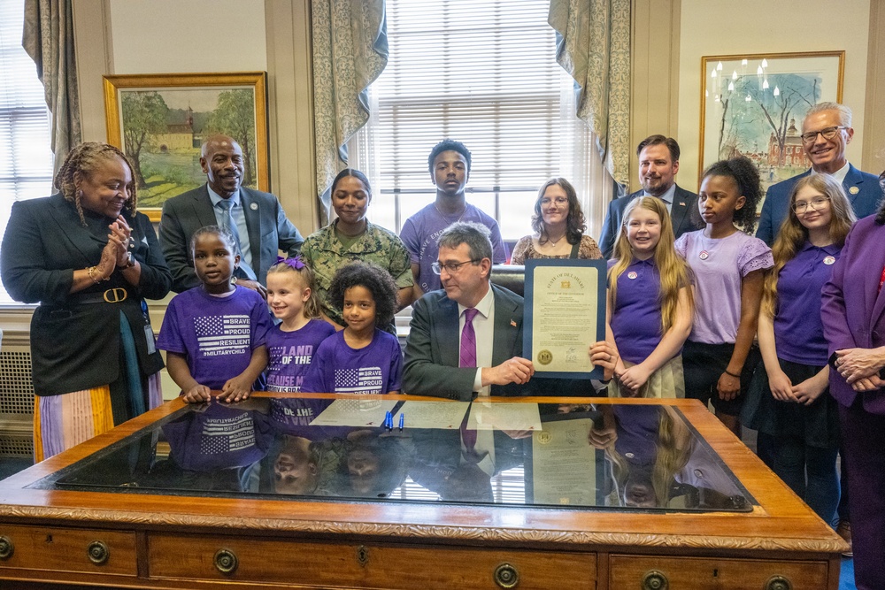 We serve, they sacrifice! April proclaimed Month of the Military Child