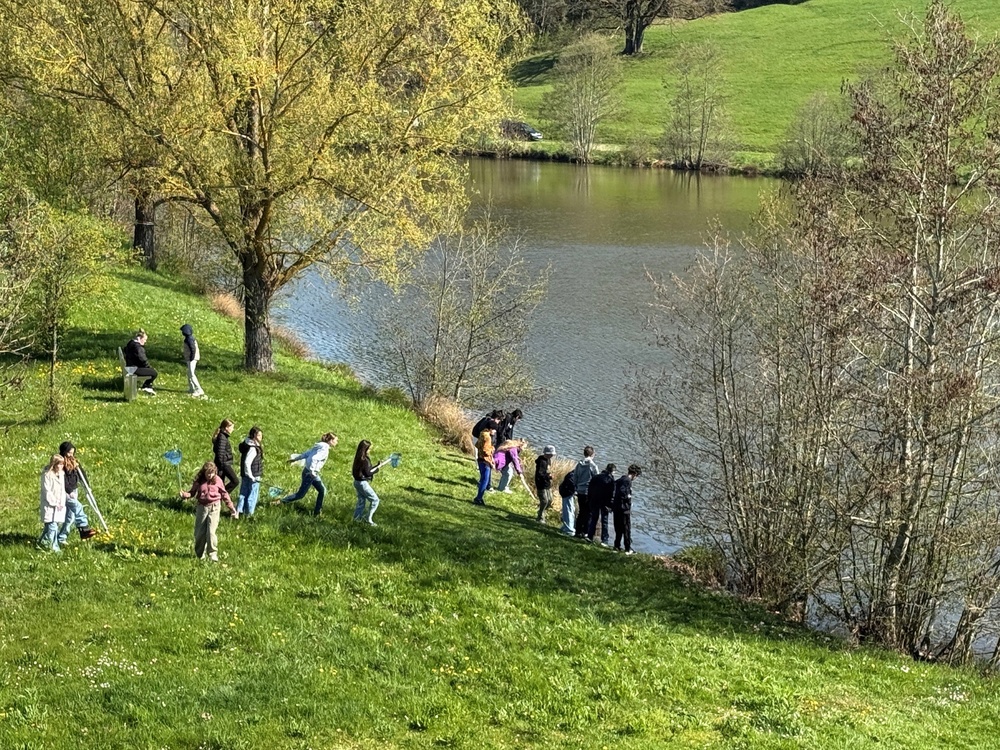 Nature informational day at Soldiers Lake for German and American Students