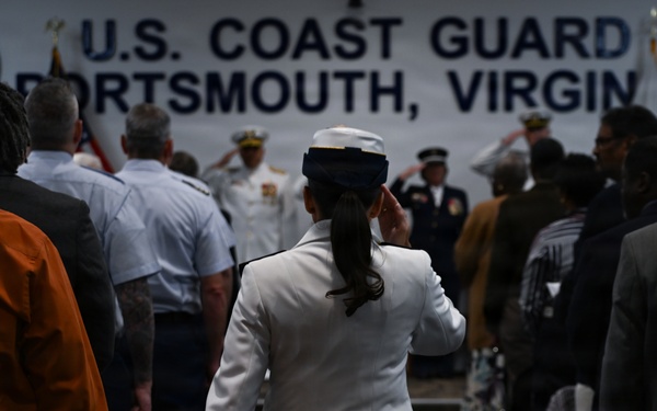 Coast Guard East District holds change of command ceremony