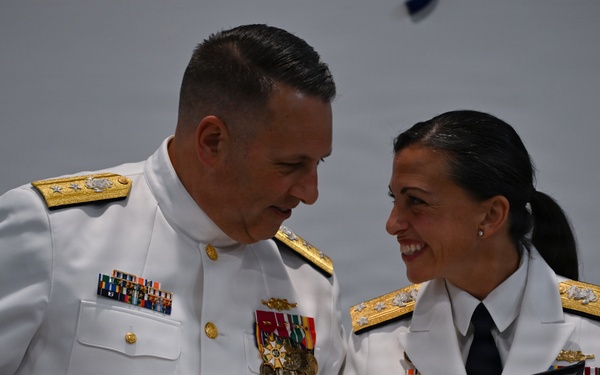 Coast Guard East District holds change of command ceremony