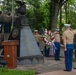 Wreath Laying at the Woodlands Monument