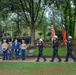 Wreath Laying at the Woodlands Monument