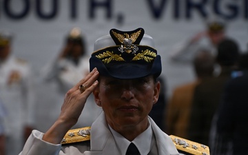 Coast Guard East District holds change of command ceremony