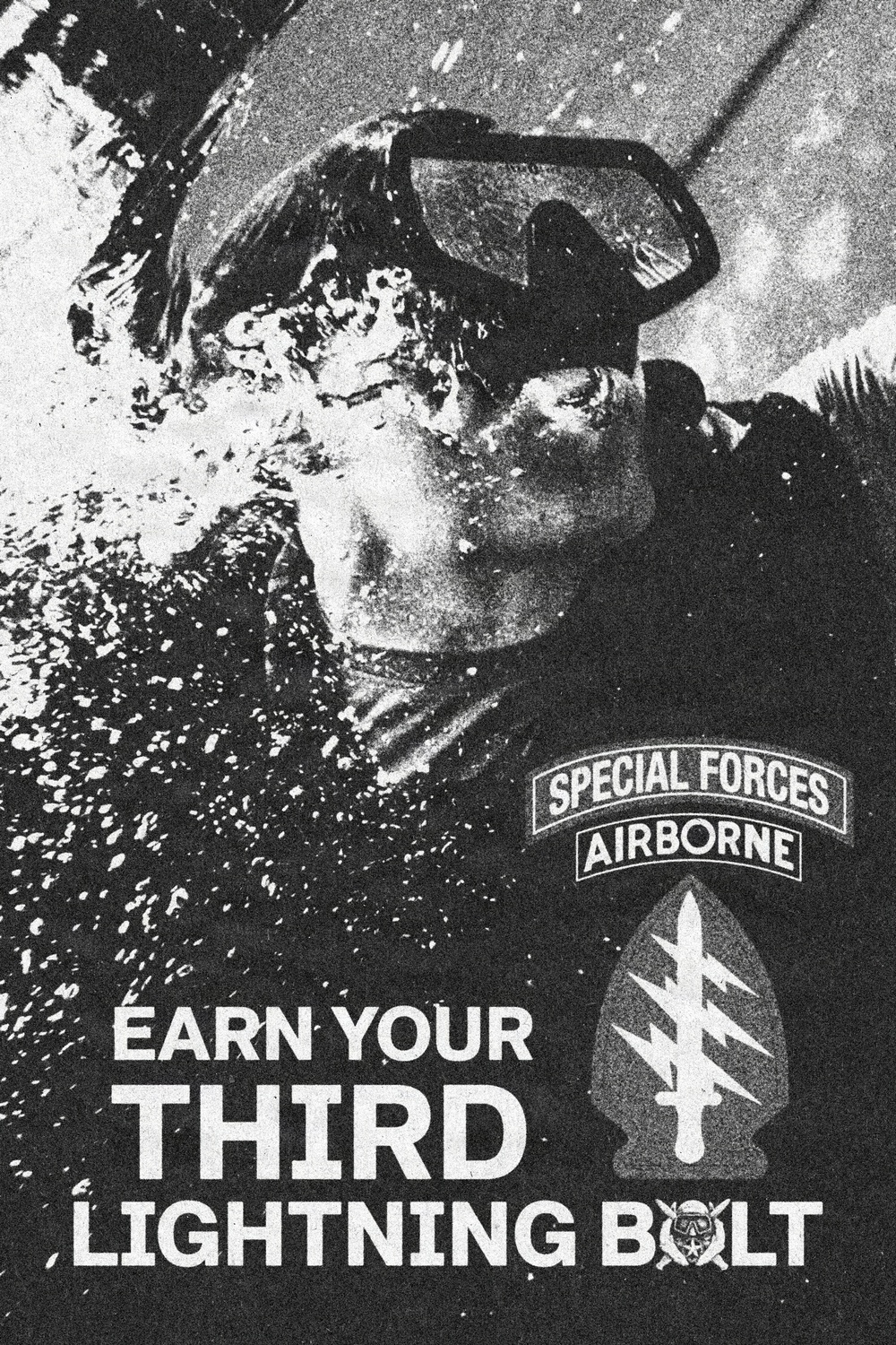 Army Special Forces Combat Diver Poster