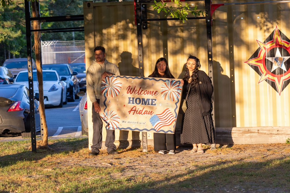 CLB-6 Returns to Camp Lejeune After Six-Month Deployment