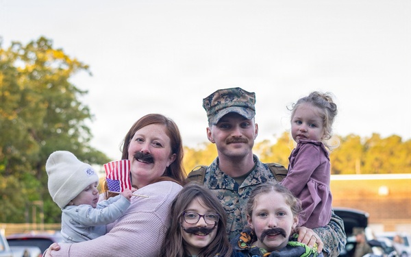 CLB-6 Returns to Camp Lejeune After Six-Month Deployment