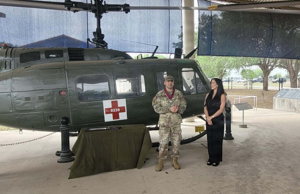 Army Reserve Maj. Carlos Ramirez-Barrios Inducted into the Order of Military Medical Merit