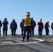 USS Carl M. Levin conducts flight operations