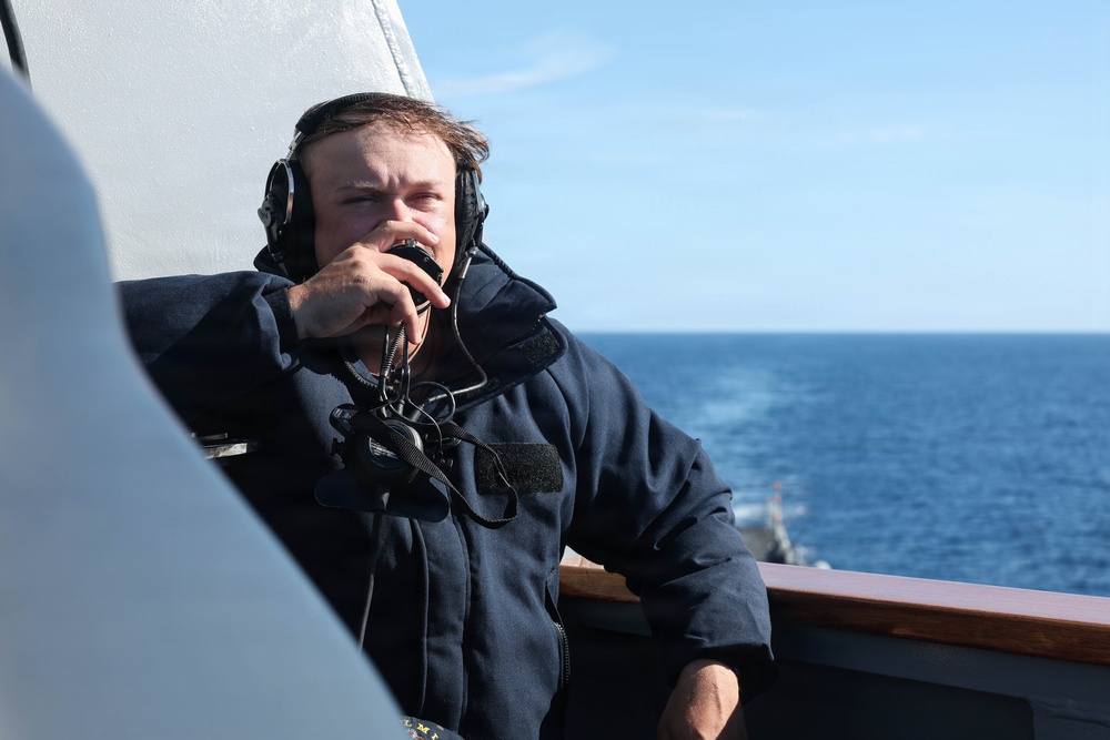 USS Carl M. Levin conducts routine operations