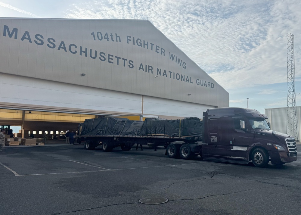 104th Fighter Wing recieves conversion equipment