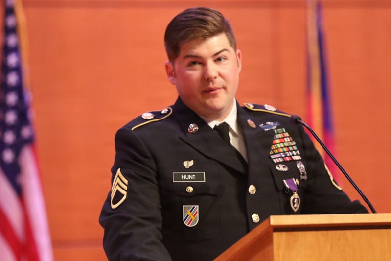 N.C. National Guardsman Receives the Purple Heart
