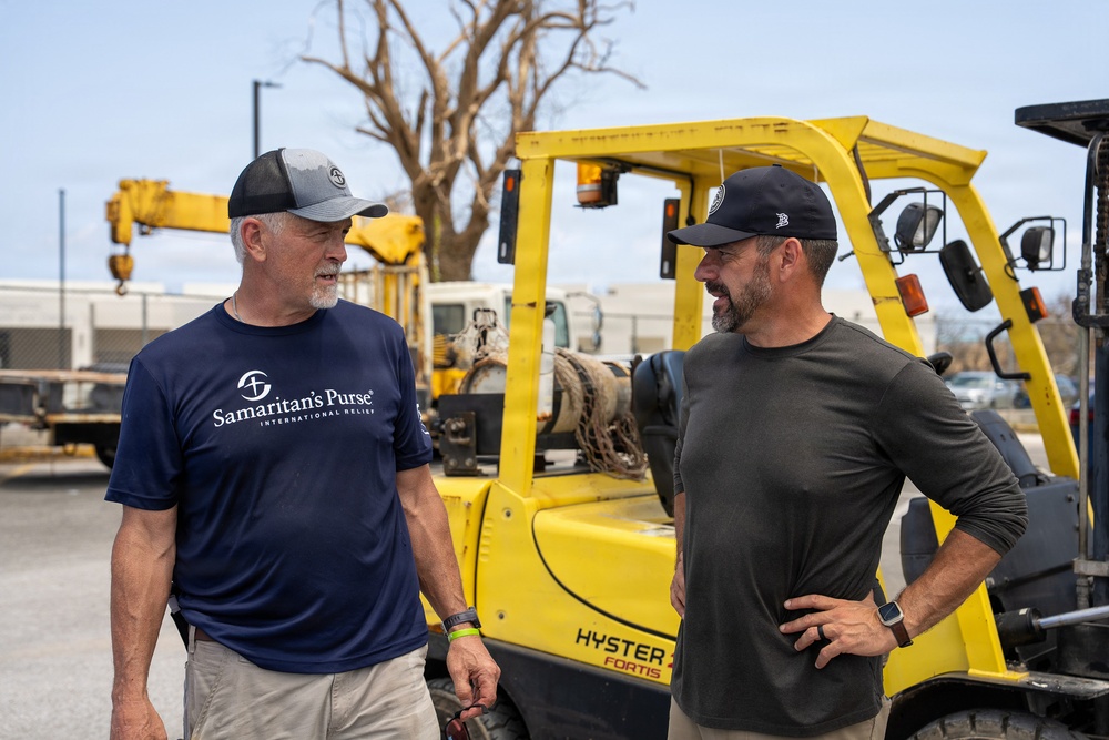 Samaritan's Purse Field Hospital Set Up in Saipan