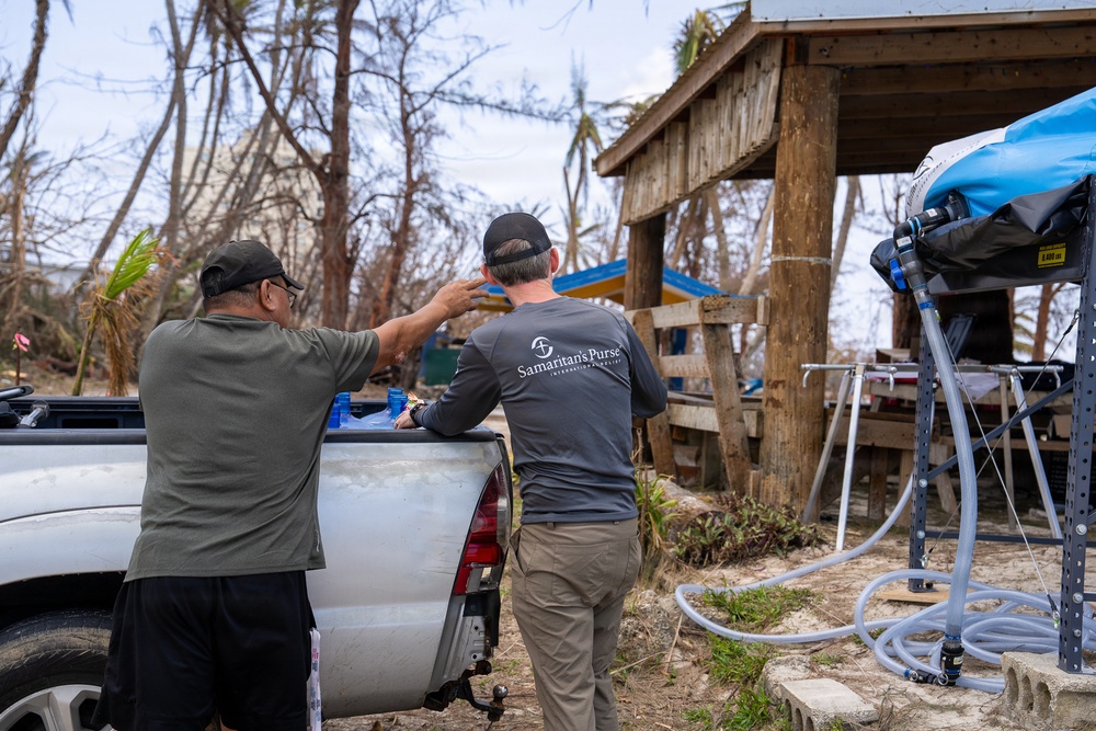 Samaritan's Purse Field Hospital Set Up in Saipan