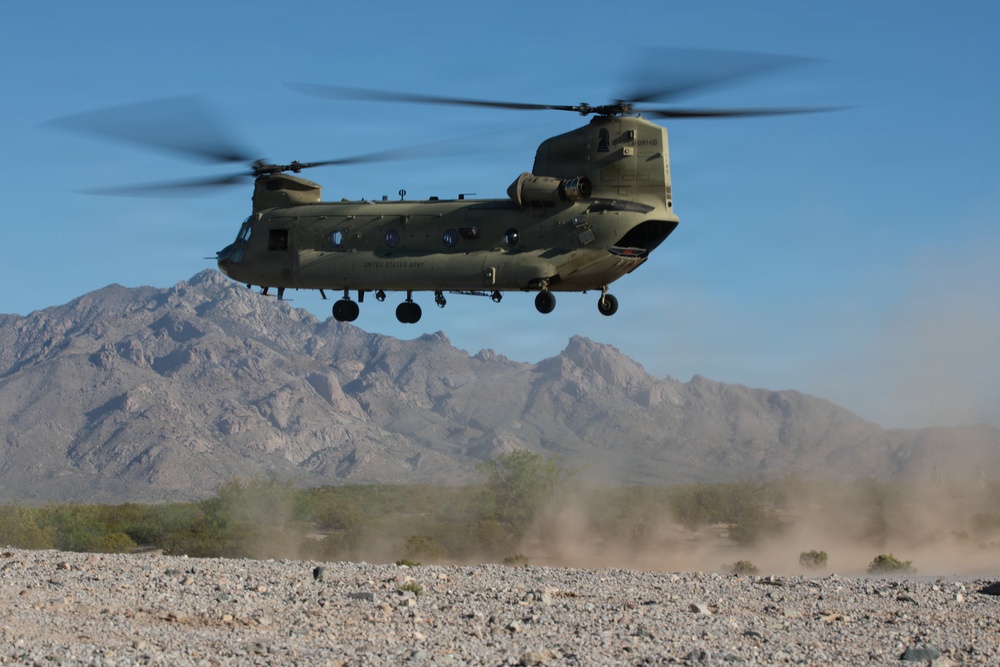 1st Armored Division CAB and 3rd ABCT conduct exfil training