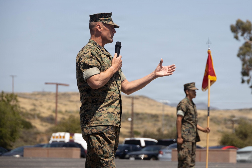 2nd Bn., 5th Marines hold relief, appointment ceremony
