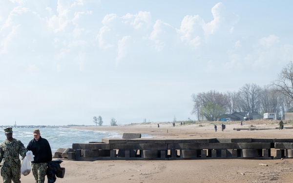 Naval Station Great Lakes Earth Day Base Cleanup