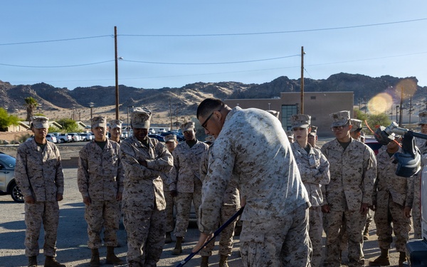 Headquarters Battalion Conducts Operation Clean Sweep 4