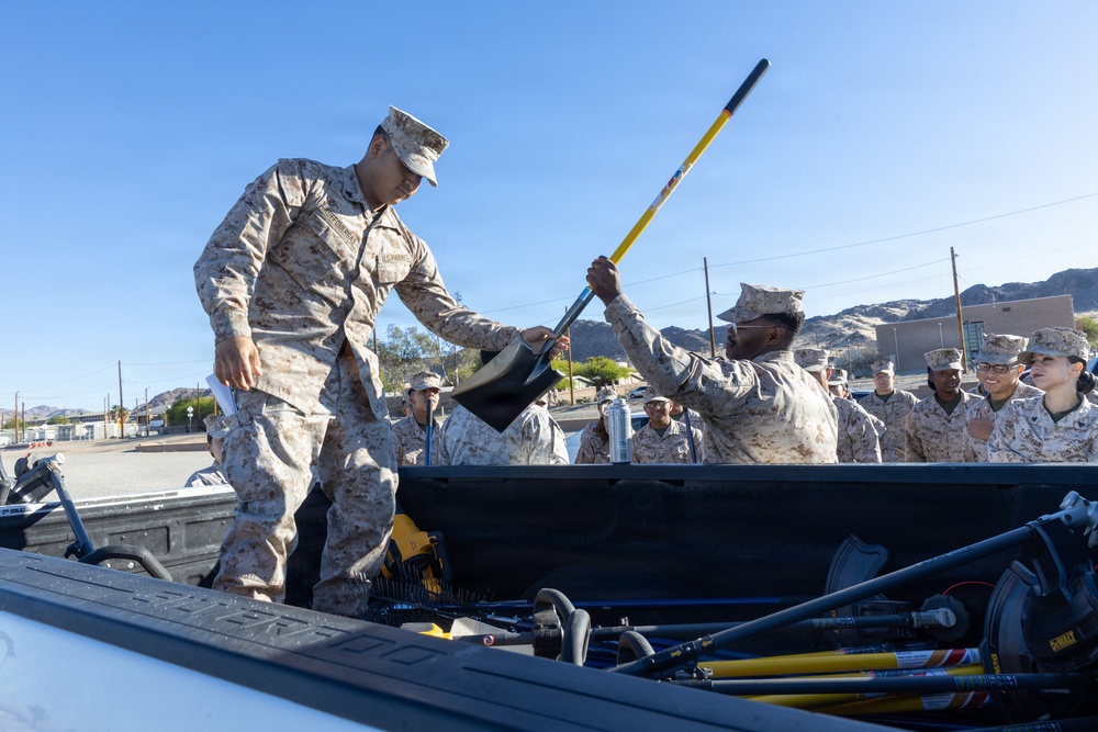 Headquarters Battalion Conducts Operation Clean Sweep 4