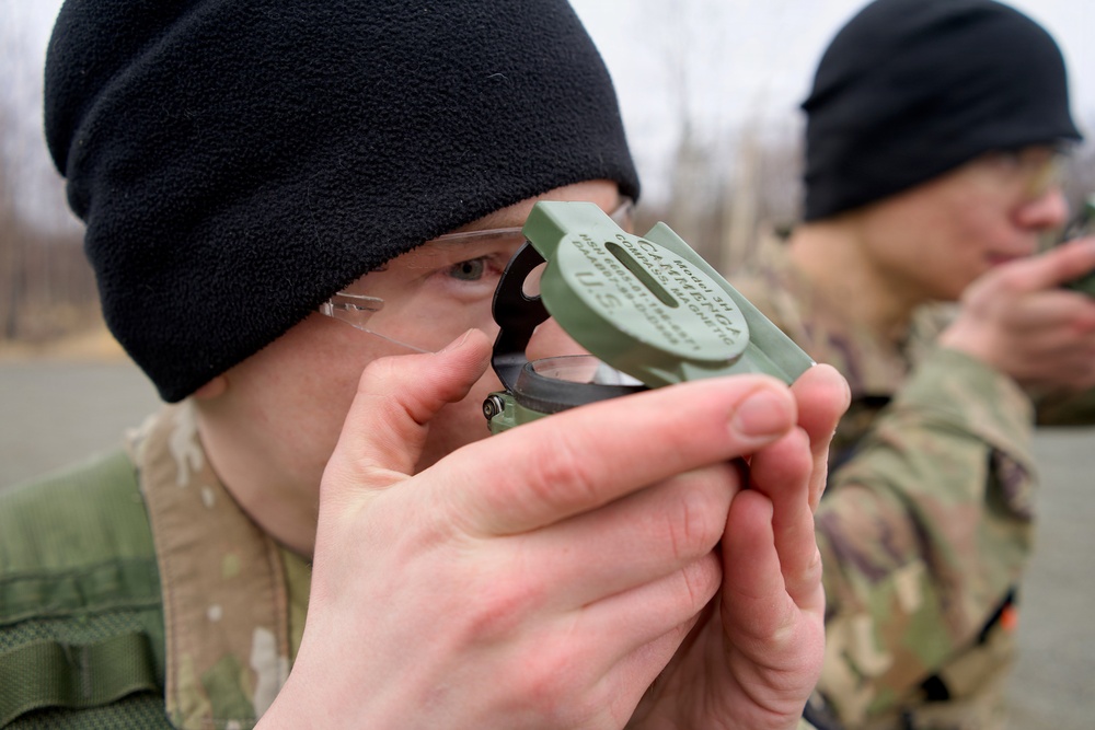 University of Alaska Army ROTC cadets train at Alcantra Armory