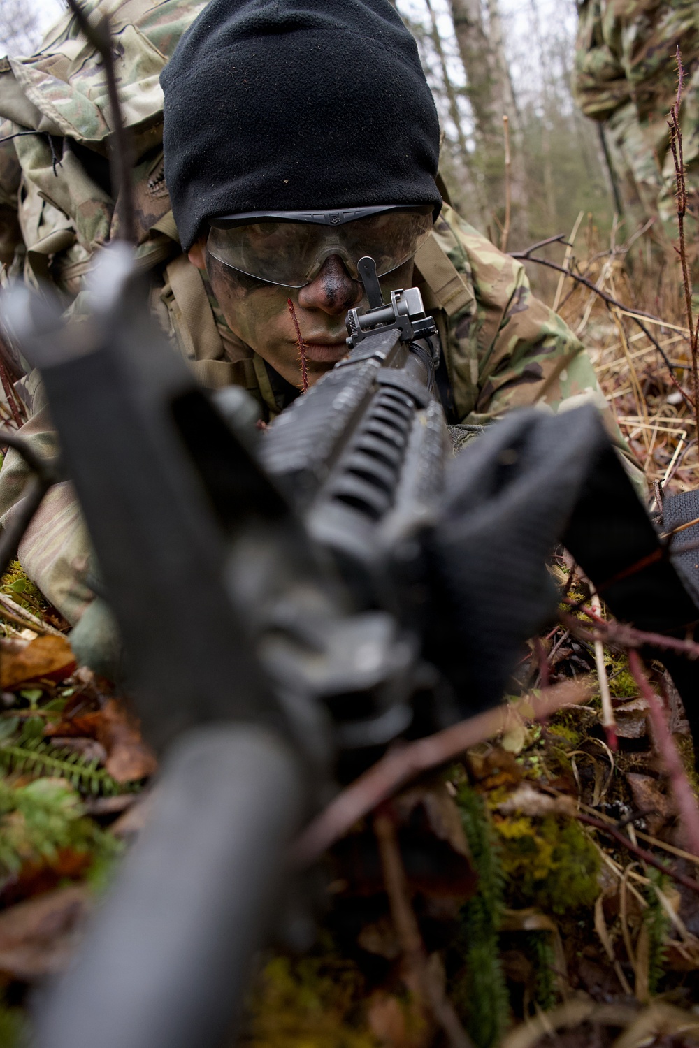 University of Alaska Army ROTC cadets train at Alcantra Armory
